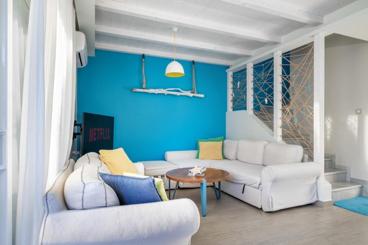 Seabreeze Villa - With Jacuzzi & Heated Pool Masticharion Exteriör bild