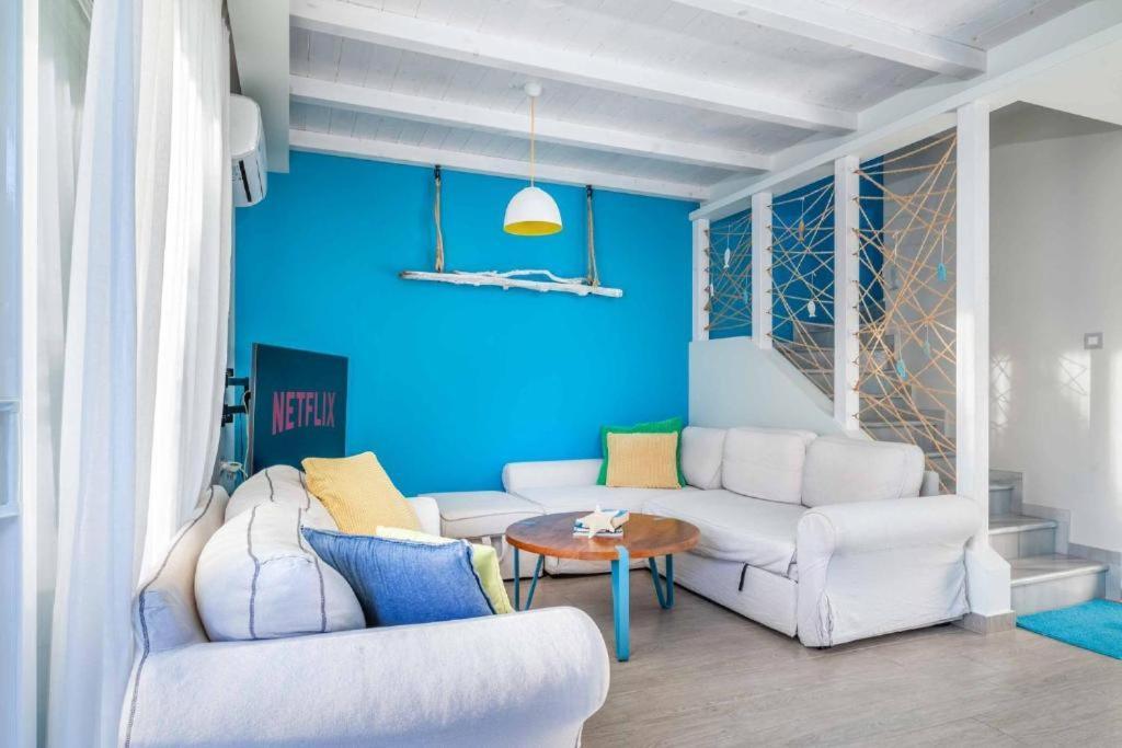 Seabreeze Villa - With Jacuzzi & Heated Pool Masticharion Exteriör bild